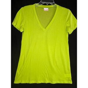 Alloy lime green lightweight V-neck T-shirt, size L, EUC